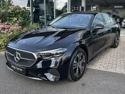 Metalliclack obsidianschwarz Gebraucht 2025 Mercedes E450 Avantgarde Limousine | 79.977 € (Superpreis)