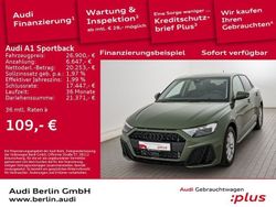 Distriktgrün metallic Gebraucht 2024 Audi A1 Sportback S-Line Kleinwagen | 26.900 € (Fairer Preis)