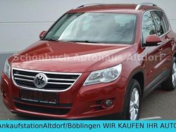 Weinrot metallic Gebraucht 2011 VW Tiguan Sportline SUV | 9.990 € (Guter Preis)