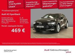 Schwarz (a2 brillantschwarz) Gebraucht 2025 Audi A3 Sportback Ambiente Kleinwagen | 35.891 € (Fairer Preis)