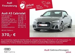 Chronosgrau metallic/verdeck s Gebraucht 2024 Audi A5 Cabriolet S-Line Cabrio | 50.910 € (Fairer Preis)