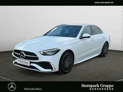 Unilack polarweiß Gebraucht 2024 Mercedes C300 AMG Limousine | 49.700 € (Etwas zu teuer)