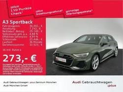 Grün Gebraucht 2024 Audi A3 Sportback S-Line Limousine | 36.461 € (Guter Preis)