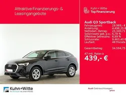 Mythosschwarz metallic Gebraucht 2022 Audi Q3 Sportback SUV | 29.989 € (Fairer Preis)