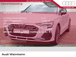 Weiß Gebraucht 2022 Audi A3 Sportback S-Line Kleinwagen | 44.072 €