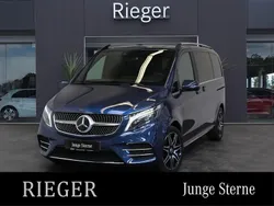 Blue metallic Gebraucht 2023 Mercedes V250 Avantgarde Van / Kleinbus | 61.899 € (Teuer)