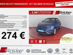Ravennablau metallic (metallic) Gebraucht 2024 VW T-Roc Cabriolet Style Cabrio | 24.969 € (Guter Preis)