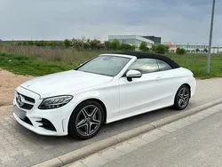 Weiß Gebraucht 2020 Mercedes C180 AMG line Cabrio | 28.000 € (Superpreis)