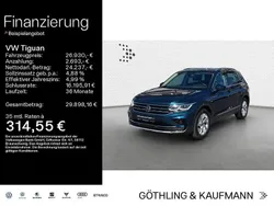 Nightshade blue metallic Gebraucht 2021 VW Tiguan Elegance SUV | 26.930 € (Superpreis)