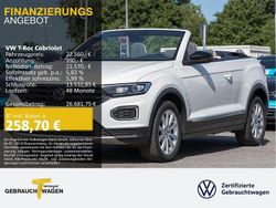 Weiß Gebraucht 2021 VW T-Roc Cabriolet Beats Cabrio | 22.560 € (Superpreis)