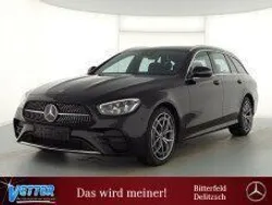 Schwarz Gebraucht 2022 Mercedes E200 AMG line Kombi | 52.500 €