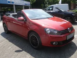 Sunset red metallic Gebraucht 2015 VW Golf Cabriolet Basis Cabrio | 11.900 € (Guter Preis)