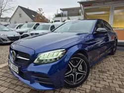 Blau Gebraucht 2020 Mercedes C300e AMG line Limousine | 26.990 € (Teuer)