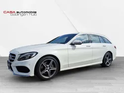 Polarweiss unilack Gebraucht 2016 Mercedes C250 AMG line Kombi | 18.490 € (Guter Preis)