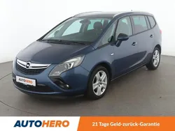 Blau Gebraucht 2017 Opel Zafira Tourer Edition Van / Kleinbus | 13.210 € (Fairer Preis)