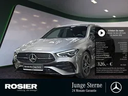 Grau / mountaingrau Gebraucht 2024 Mercedes CLA200 Shooting Brake Advanced Plus Kombi | 35.274 € (Teuer)
