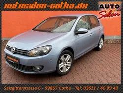 Blau Gebraucht 2009 VW Golf VI Comfortline Limousine | 7.890 € (Etwas zu teuer)