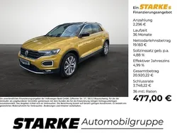 Weiß (white silver metallic / schwar) Gebraucht 2018 VW T-Roc Sport SUV | 21.479 € (Guter Preis)
