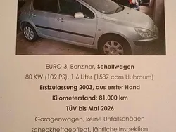 Silber Gebraucht 2003 Peugeot 307 Limousine | 3.500 € (Teuer)
