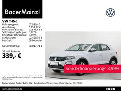 White silver metallic Gebraucht 2021 VW T-Roc Style SUV | 27.930 € (Guter Preis)