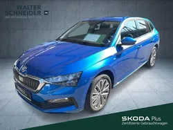 Raceblau metallic (metallic) Gebraucht 2022 Skoda Scala Clever Kleinwagen | 16.850 € (Guter Preis)