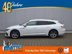 Oryxweiß perlmutteffekt (metallic) Gebraucht 2021 VW Arteon R-line Kombi | 33.860 € (Fairer Preis)