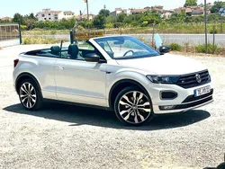 Weiß Gebraucht 2021 VW T-Roc Cabriolet R-line Cabrio | 25.900 € (Fairer Preis)