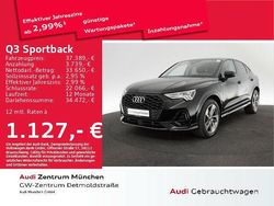 Mythosschwarz metallic Gebraucht 2022 Audi Q3 Sportback S-Line SUV | 37.389 € (Teuer)