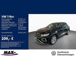 Deep black perleffekt Gebraucht 2024 VW T-Roc Style SUV | 27.479 € (Guter Preis)