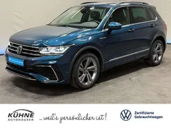 Nightshade blue metallic Gebraucht 2021 VW Tiguan R-line SUV | 32.850 € (Guter Preis)