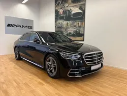 Obsidianschwarz metalliclack Gebraucht 2024 Mercedes S580 AMG line Limousine | 97.937 € (Superpreis)