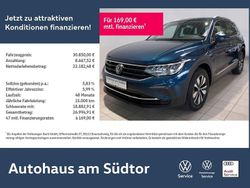 Nightshade blue metallic (metallic) Gebraucht 2024 VW Tiguan Move SUV | 30.850 € (Fairer Preis)