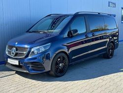 Cavansitblau metallic mb 5890 Gebraucht 2021 Mercedes V300 AMG line Van / Kleinbus | 41.999 € (Guter Preis)