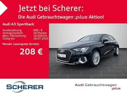 Mythosschwarz metallic (metallic) Gebraucht 2024 Audi A3 Advanced Plus Limousine | 27.100 € (Guter Preis)