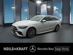 Weiß Gebraucht 2024 Mercedes C200 AMG line Kombi | 41.450 € (Fairer Preis)