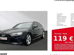 Schwarz Gebraucht 2023 Audi A4 S-Line Kombi | 35.680 € (Superpreis)