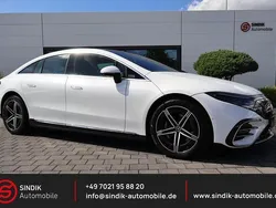 Weiß Gebraucht 2023 Mercedes EQS580 Premium Plus Limousine | 73.580 € (Superpreis)