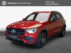 Rot designo hyazinthrot metallic metallic Gebraucht 2022 Mercedes GLC300 AMG line Plus SUV | 45.355 € (Teuer)