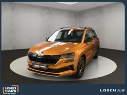Orange Gebraucht 2023 Skoda Karoq SportLine SUV | 32.490 € (Etwas zu teuer)