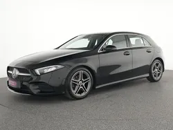 Nachtschwarz Gebraucht 2020 Mercedes A180 AMG line Limousine | 20.752 € (Guter Preis)