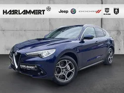 Blau Gebraucht 2019 Alfa Romeo Stelvio Lusso SUV | 25.890 € (Fairer Preis)