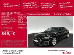 Mythosschwarz metallic Gebraucht 2022 Audi A5 Sportback S-Line Kleinwagen | 34.250 € (Guter Preis)