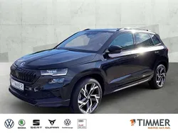 Schwarz Gebraucht 2022 Skoda Karoq SportLine SUV | 35.289 € (Fairer Preis)