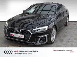 Mythosschwarz metallic Gebraucht 2023 Audi A5 Sportback S-Line Limousine | 37.880 € (Superpreis)
