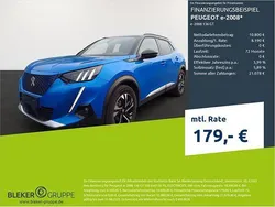 Vertigo blau (metallic) Gebraucht 2021 Peugeot e-2008 GT SUV | 18.990 € (Fairer Preis)
