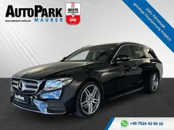 Schwarz Gebraucht 2019 Mercedes E220 AMG line Limousine | 27.998 € (Guter Preis)