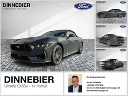 Dark matter gray met Neu 2025 Ford Mustang GT Convertible Cabrio | 59.095 € (Guter Preis)