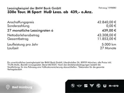 Dravitgrau (grau) Gebraucht 2024 BMW 330e M Sport Kombi | 42.840 € (Guter Preis)