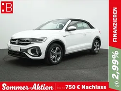 Weiss Gebraucht 2024 VW T-Roc Cabriolet R-line Cabrio | 31.850 € (Fairer Preis)