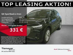 Mythosschwarz metallic Gebraucht 2023 Audi Q4 Sportback e-tron Ambiente SUV | 39.940 €